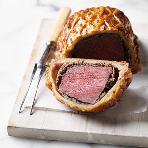 
                  
                    Load image into Gallery viewer, Stone Axe Fullblood Wagyu Beef Wellington Marbling Score 9+ - 1.0kg
                  
                